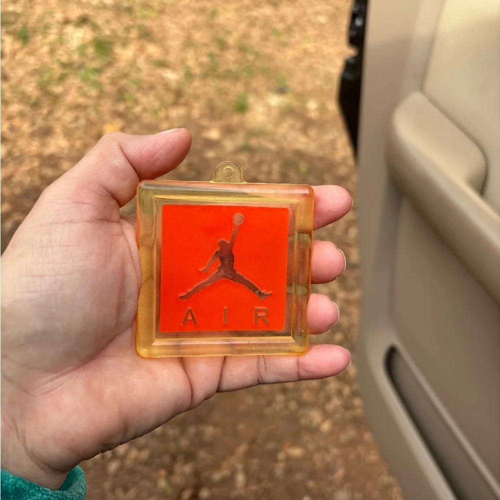 Air Jordan Orange Vintage Keychain